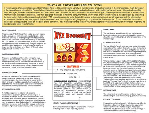 TTB COLAs & FORMULAS | BreweryCompliance 