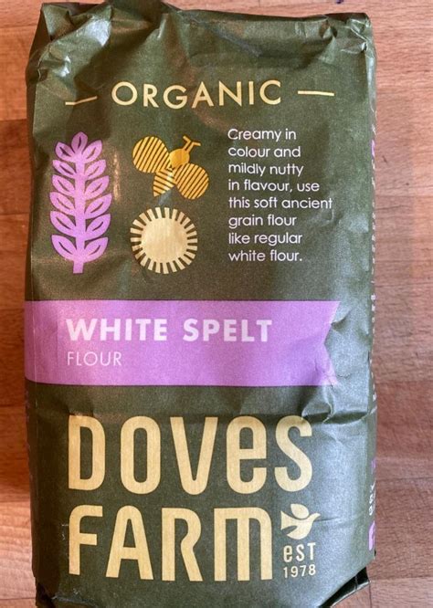 Organic White Spelt Flour Doves Farm kalorie kJ a nutriční hodnoty