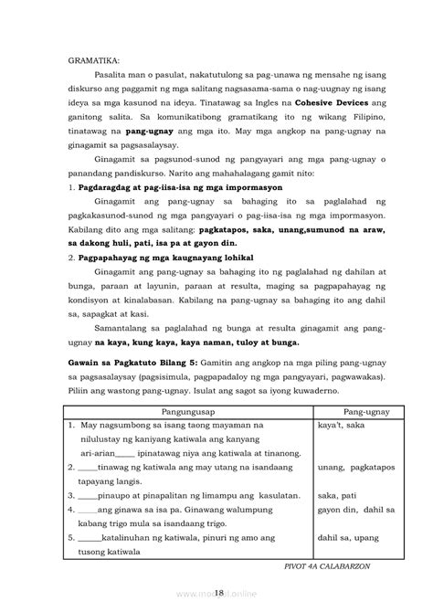 Filipino Pivot Modyul Sa Filipino Grade Modules Vrogue 1404 Hot Sex