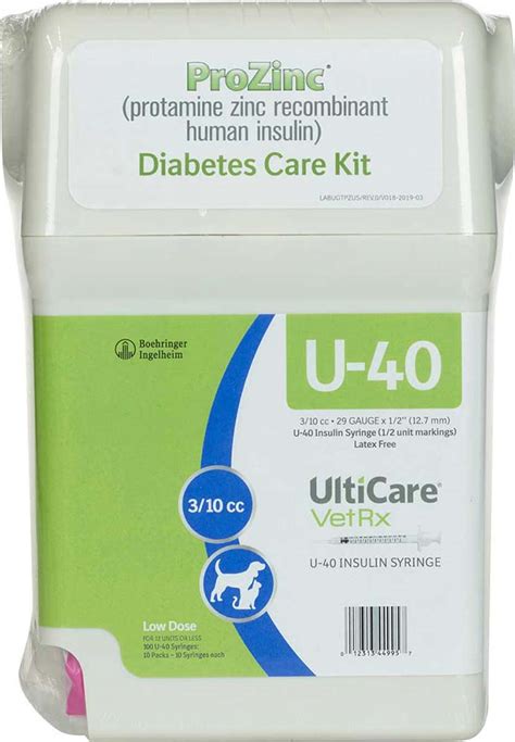 Prozinc U-40 Insulin Syringes