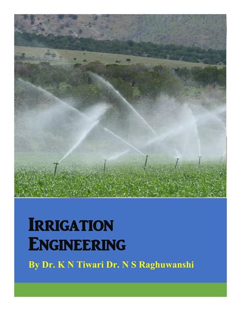 Irrigation Engineering Icar Ecourse Pdf Book Free Download Agrimoon