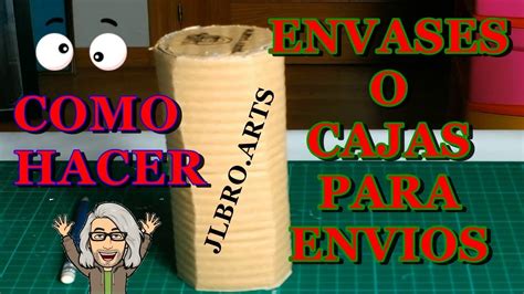 3 COMO HACER CAJA REDONDA DE CARTON RECICLADO JLBRO YouTube