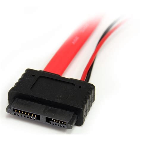 Startech 20in Slimline SATA To SATA With LP4 Power Cable