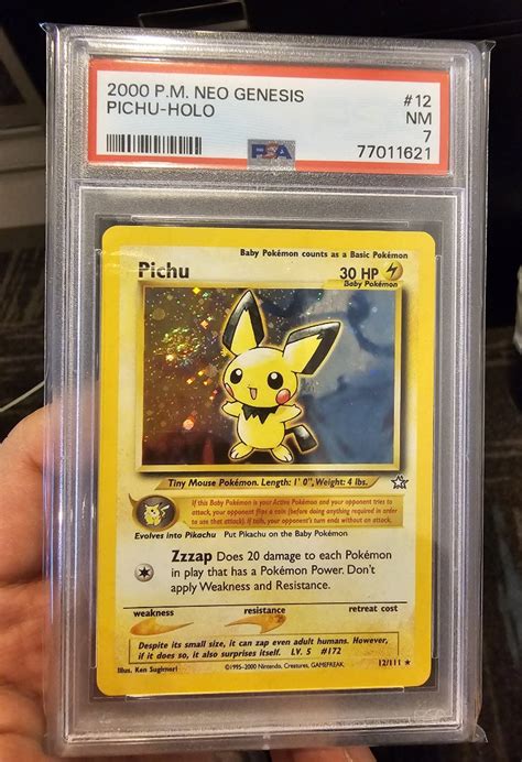 Psa Pichu Neo Genesis Holo Pokemon Hobbies Toys Toys