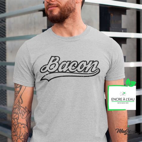 Tshirt Baseball Bacon Bacon T-shirt for Men Bacon Lover - Etsy