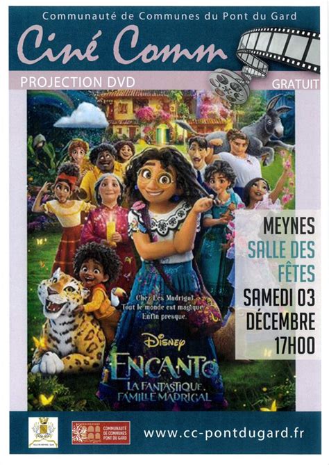 PROJECTION DVD le samedi 03 décembre à MEYNES Commune de Meynes