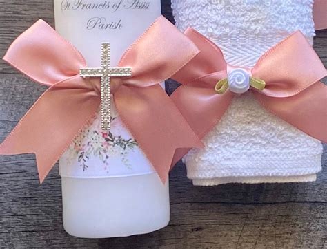 Customizable Baptism Candles Girl Baptism Boy Baptism Etsy