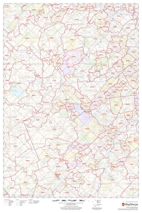 Somerset Zip Code Map New Jersey Somerset County Zip Codes