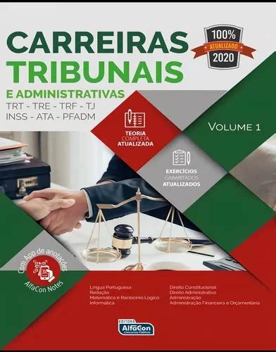 Apostila Carreiras Tribunais E Administrativas Vol Mercadolivre