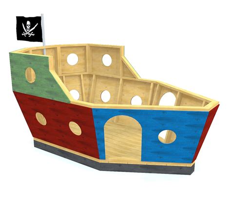 Pirate Ship Plans For Kids · 8 Cool Designs Pauls Playhouses