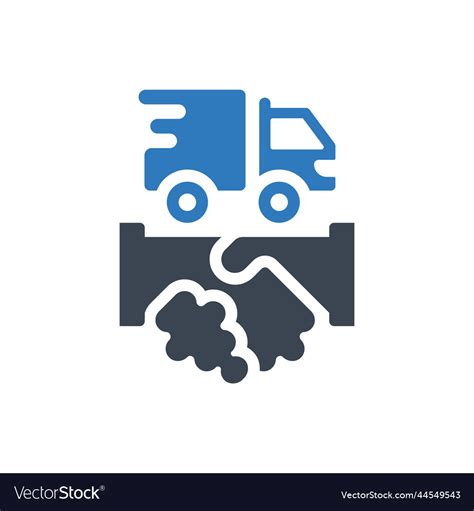 Transporting Partners Icon Royalty Free Vector Image