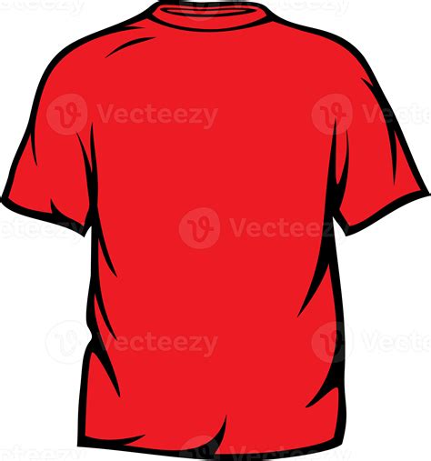 Red T Shirt Illustration Png