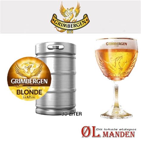 Grimbergen Blonde på L Fustage Belgisk Klosterøl med Fylde og Frugt