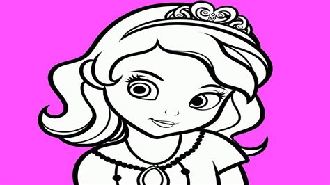 Sofia The First How To Draw Sofia The First How To Draw The Girl