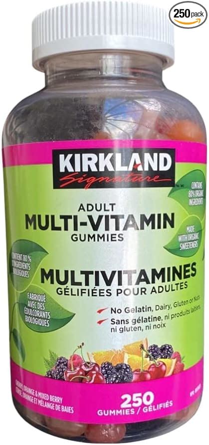 Kirkland Signature Adult Multi Vitamin Gummies 250 Gummies Is Not