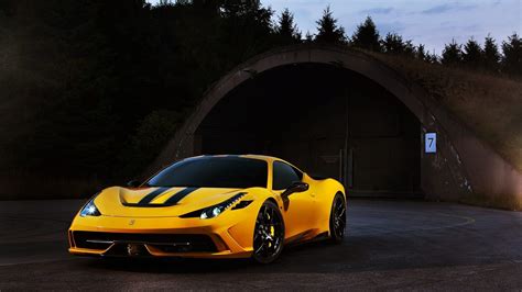 Yellow Ferrari Wallpaper