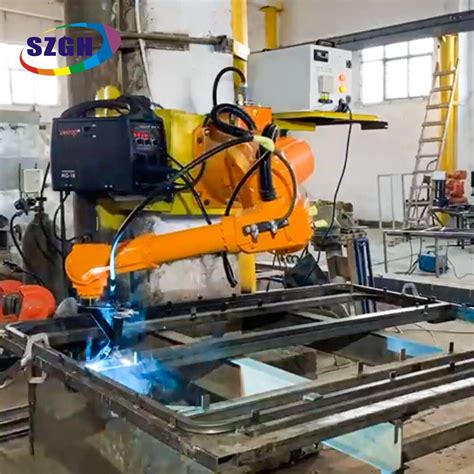 Szgh Industrial Steel CO2 Automatic Laser Welding Robot For 2mm