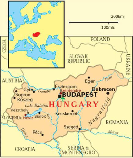 Hungary Map And Hungary Satellite Images