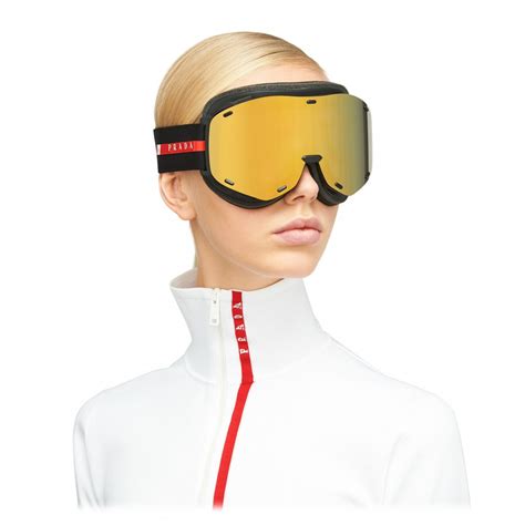 Prada Prada Linea Rossa Collection Ski Goggles Yellow Prada Collection Prada Eyewear