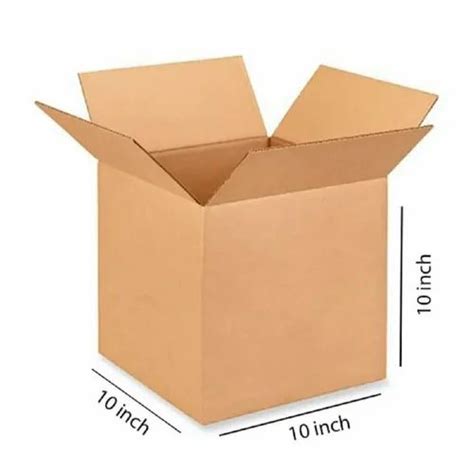 Brown 05ply Cube Corrugated Multipurpose Boxes At Rs 44 6 Piece