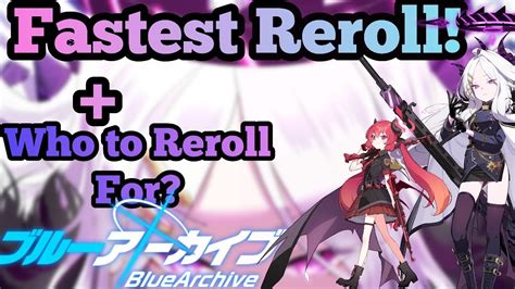 Blue Archive Fastest Reroll And Who To Reroll For Youtube