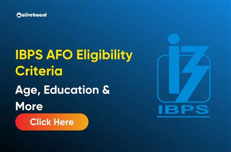 Ibps Afo Eligibility Criteria 2024 Age Limit Education Qualification