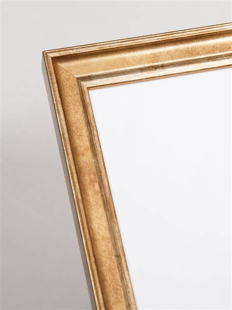 A2 A3 A4 6x8 Gold Foil Real Wood Picture Frame Etsy