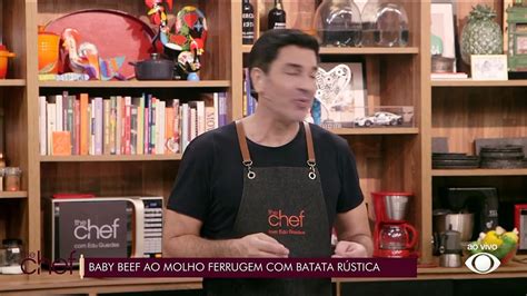 Baby beef ao molho ferrugem batata rústica Band Receitas Vídeo