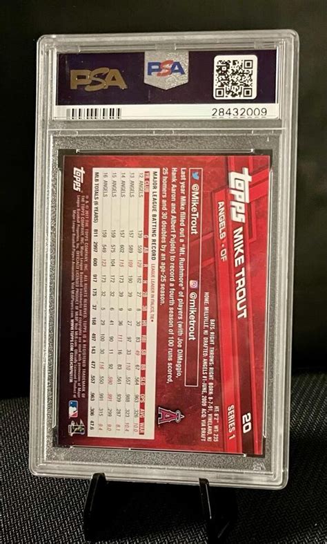 Psa Topps Complete Mike Trout All Star Game Edition Ebay