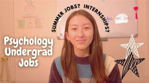 Jobs Internships For Psychology Undergraduates Youtube