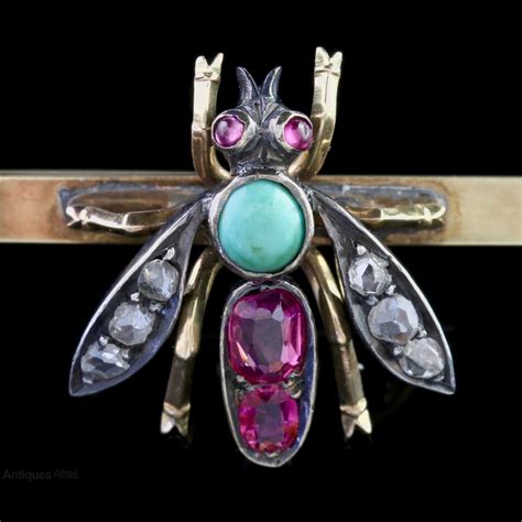 Antiques Atlas Antique Victorian Insect Brooch Circa 1900