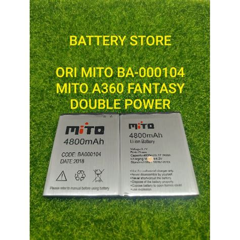 Jual Baterai Battery Batre ORI MITO BA000104 Atau Baterai MITO A360