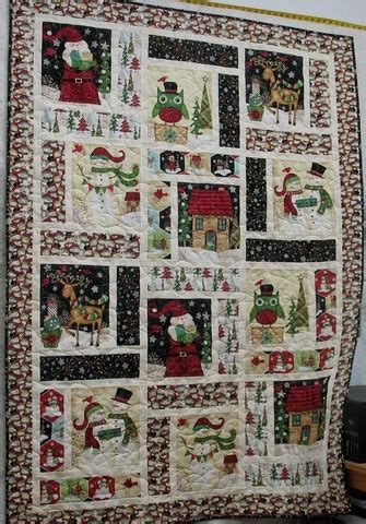 How To Make A Christmas Panel Quilt Panel Quilt Patterns Fabric