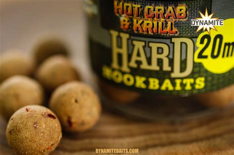 Boilies Carlig Dynamite Baits Hot Crab Krill Hard Hook Baits 20mm