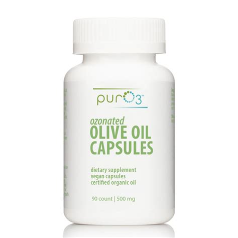 Ozonated Ozone Olive Oil Capsules 90 Capsules By PurO3 IPM Supplements