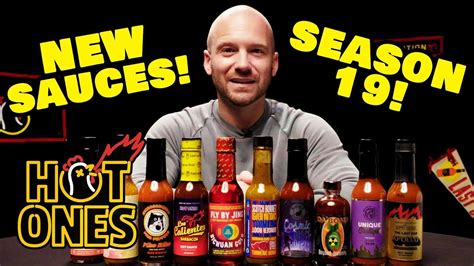 Sean Evans Reveals The Season Hot Sauce Lineup Hot Ones Youtube