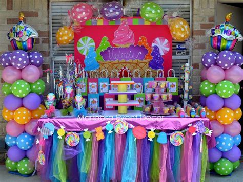 Candy Land Birthday Party Ideas Photo 2 Of 16 Candy Themed Party