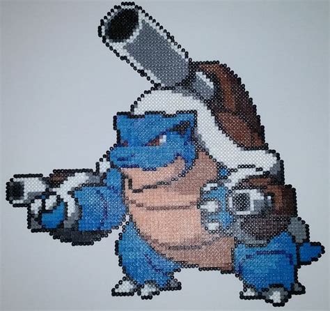 Mega Blastoise Perler Bead By Kamikazekeeg On DeviantArt Pixel Art