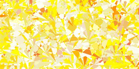 Light Orange vector pattern with polygonal shapes. 11314162 Vector Art ...