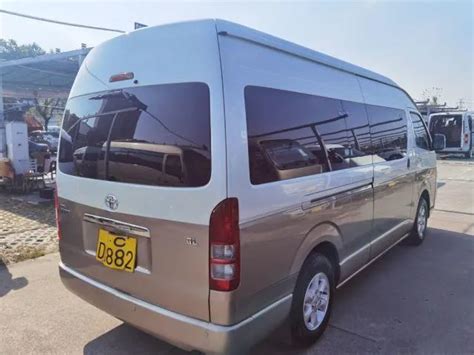 Promotion City Buses Used Toyota Hiace Mini Bus Seaters Gasoline