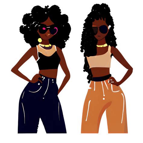 Sisters Beautiful Black Girl Magic Melanin Black Woman Png Afro · Creative Fabrica