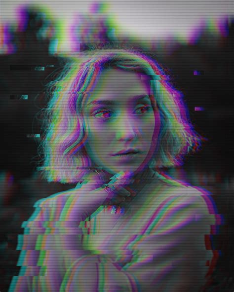 glitch effect  behance