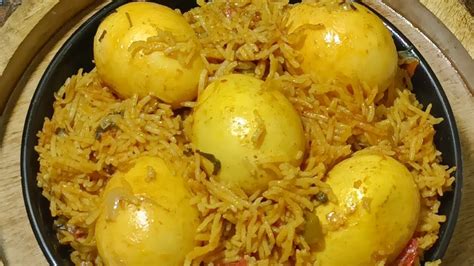 Egg Biryani In Pressure Cooker ಮಟಟ ಬರಯನ Egg Biryani In Cooker