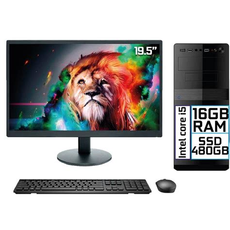 Computador Completo Intel Core I Gb Ssd Gb Monitor Cpu Casas Bahia