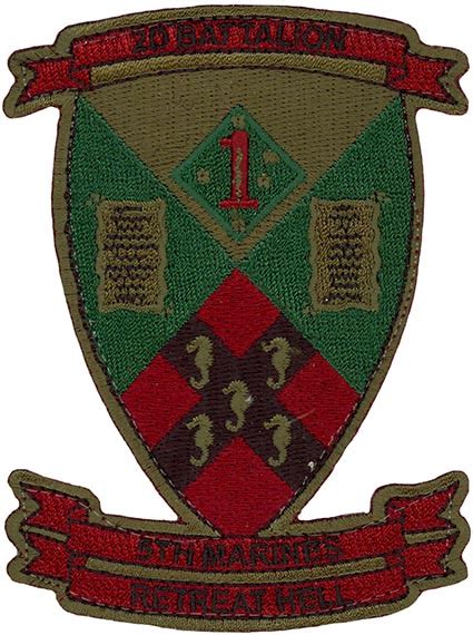 D Battalion Th Marine Regiment Subdued Flightline Insignia