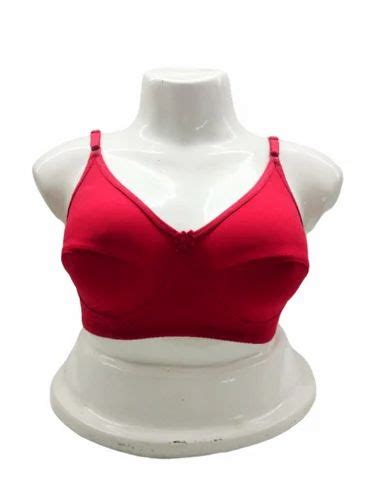 Plain Full Figure Sigma Women Lycra Cotton Non Padded Non Wired Bra At