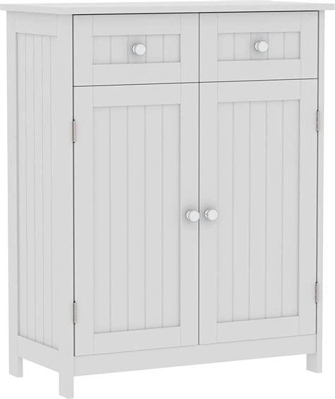 Bath Vida Priano 2 Drawer 2 Door Bathroom Cabinet Storage Cupboard