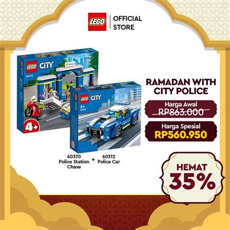 Jual Ramadan With City Police Bundle LEGO City 60312 Police Car