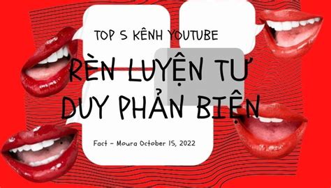 TopTip Top 5 Kênh YouTube Rèn Luyện Tư Duy Phản Biện YBOX