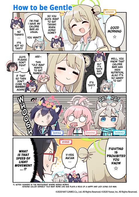 blue archive comic     gentle bluearchive